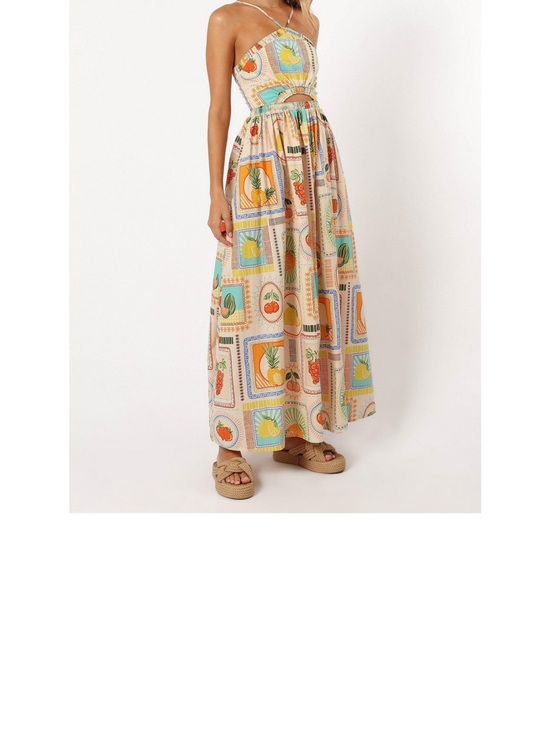 Petal & Pup Dresses & Skirts - NWT Petal & Pup x Runaway The Label Madeira Dress Agata Fruit Print XS
